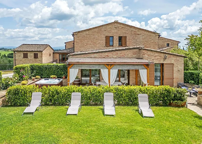 别墅 La Capanna Di Elfo Luxury View 锡耶纳